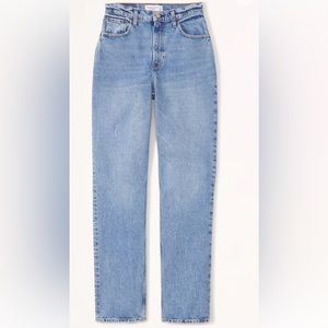 Curve Love Ultra High Rise 90s Straight Jean Abercrombie 32Short